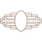 Ekena Millwork Elizabeth Wood Fretwork Pierced Ceiling Medallion, 20"W x 10"H x 5 1/2"IW x 9 1/2"IH x 3/8"T CMWP20X10X0375EBMF - alternate 1